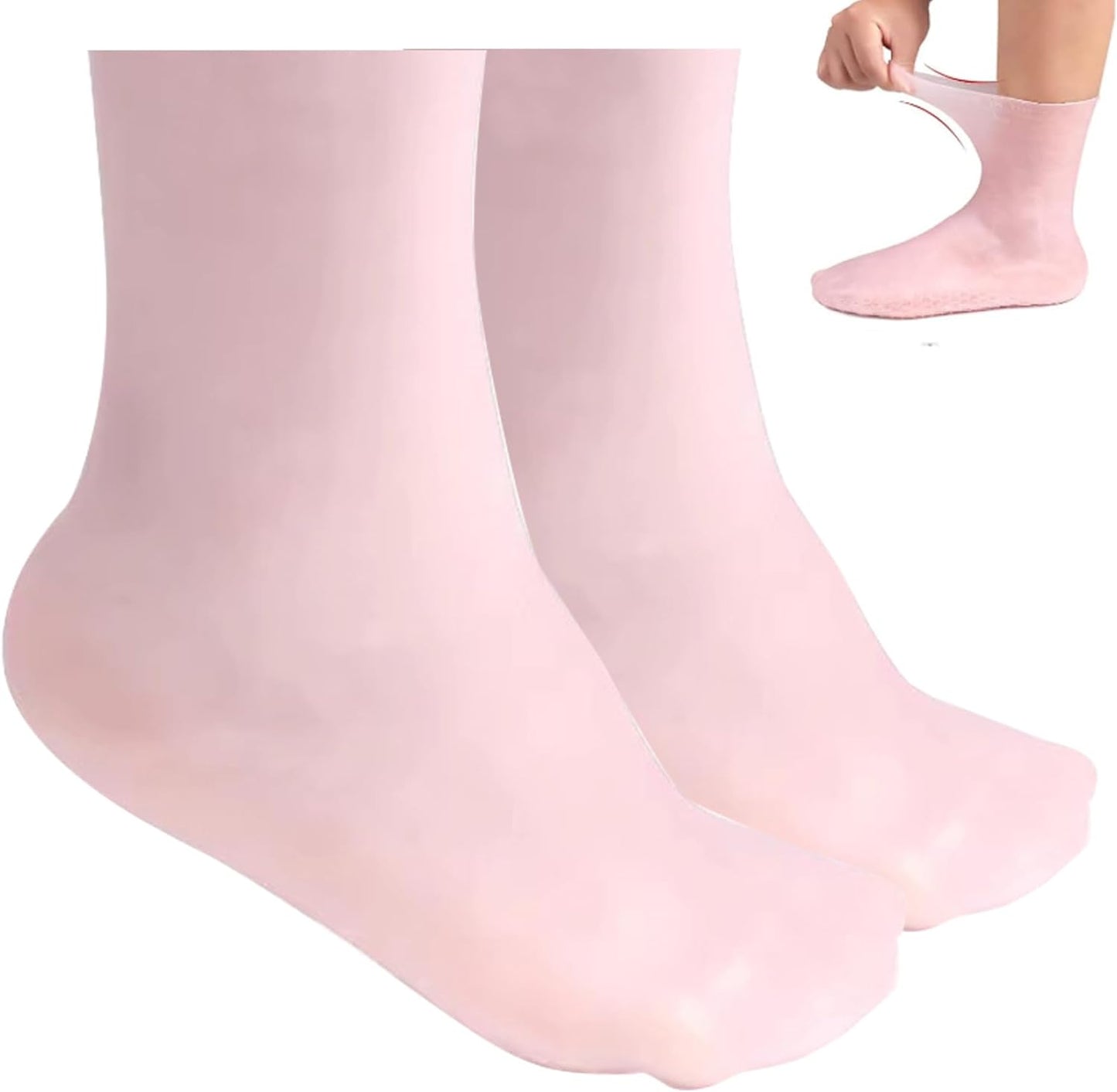 Foot Skin Care Elastic Socks Exfoliating Moisturizing Anti Dry Cracked Plantar Protection Socks Exfoliating Silicone Socks