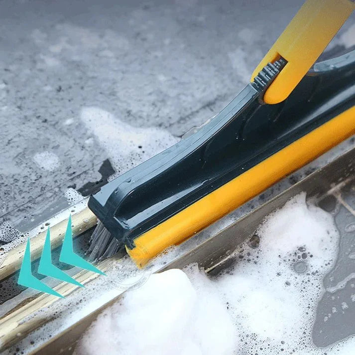 2-in-1 Cleaning Brush with Removable Wiper